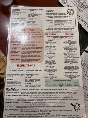 Menu photo 2 Hobee's Restaurant Palo Alto, CA