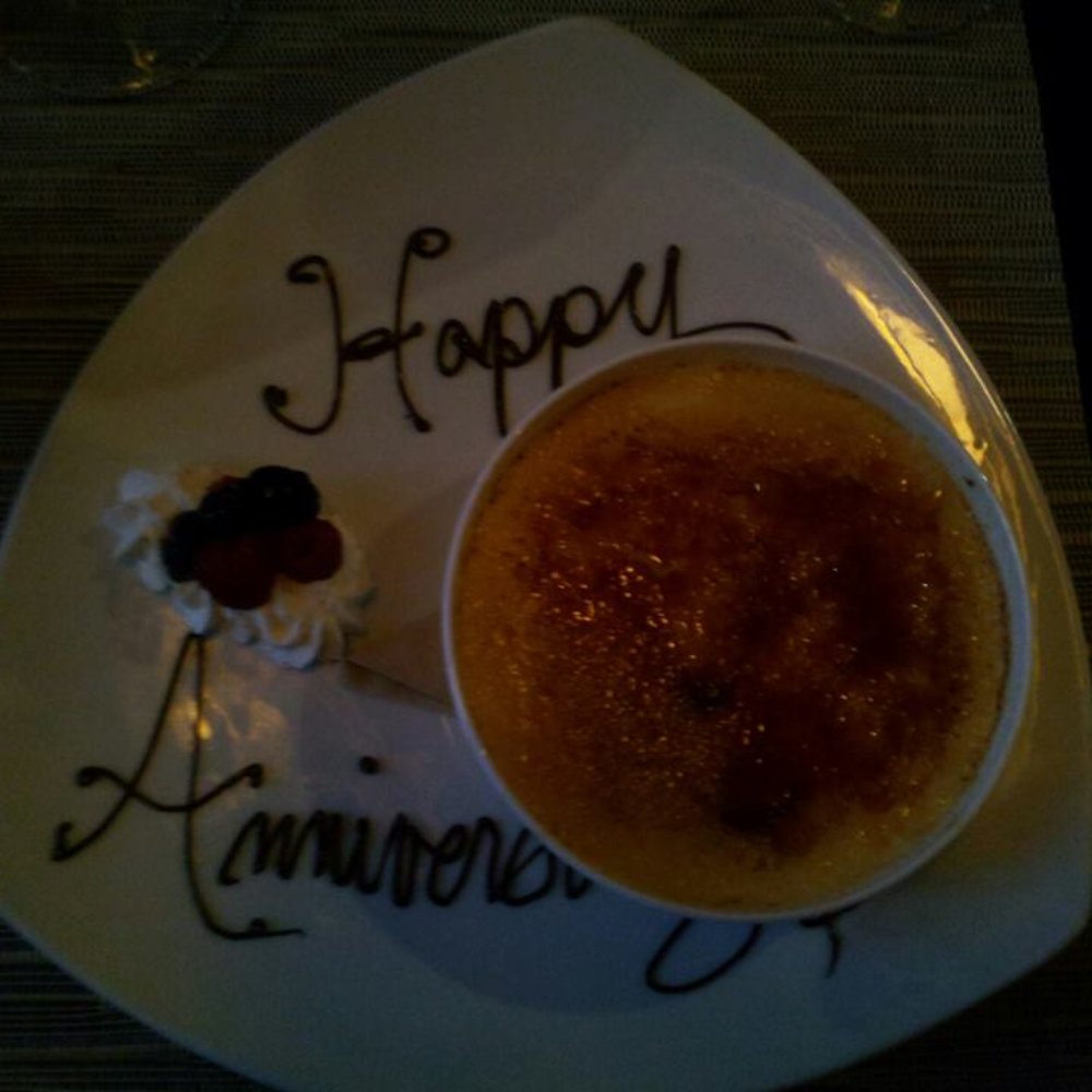 Epic Restaurant - Our anniversary dessert, Creme Brulee! Delicious! - New American Near Me - Columbus, Georgia Epic Restaurant - Our anniversary dessert, Creme Brulee! Delicious! - New American Near Me - Columbus, Georgia