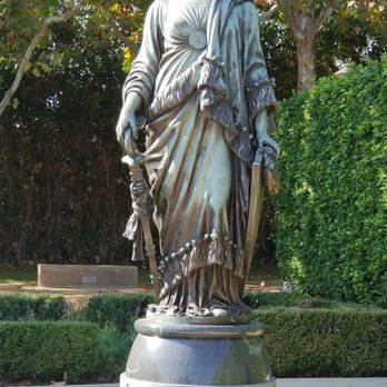 Cerritos Sculpture Garden - Smaller "Statue of Freedom" by Michael Maiden (the original one atop the dome of the US Capitol in Washington D.C. by Thomas Crawford) - Public Art Near Me - Cerritos, California