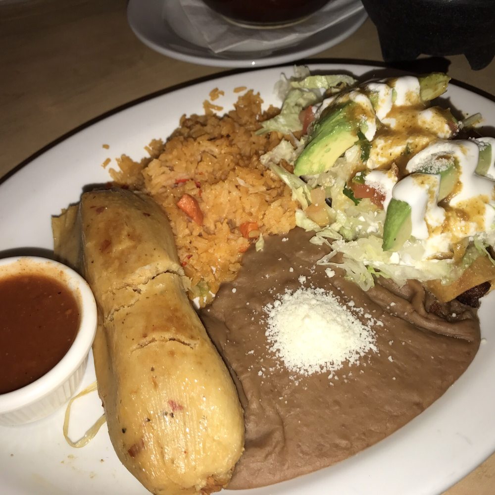 El Sinaloense - Chicken tamale, beef taco dorado... and of course a spicy, mango margarita !!! - Seafood Near Me - San Mateo, California El Sinaloense - Chicken tamale, beef taco dorado... and of course a spicy, mango margarita !!! - Seafood Near Me - San Mateo, California
