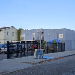 Pools of Hope - Entrance to pool and parking