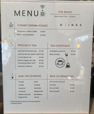 Menu photo 5 The Mugs Diamond Bar, CA Menu photo 5 The Mugs Diamond Bar, CA