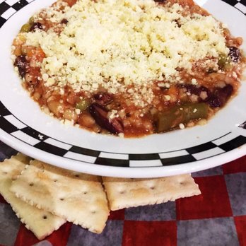 Dominic's Pizza - House made minestrone! Sooo good!! Can you spot the tiny star noodles?! - Pizza Near Me - Pocono Lake, Pennsylvania Dominic's Pizza - House made minestrone! Sooo good!! Can you spot the tiny star noodles?! - Pizza Near Me - Pocono Lake, Pennsylvania