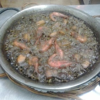 Vell Poblenou - ARROZ DE GAMBAS CON SEPIA - Mediterranean Near Me - Barcelona, B Vell Poblenou - ARROZ DE GAMBAS CON SEPIA - Mediterranean Near Me - Barcelona, B