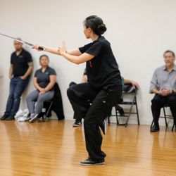 MJLH Kung Fu - Strength, balance and finesse are key to wielding the straight sword.