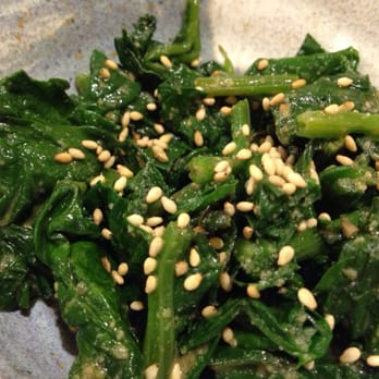 Tokyo Diner - Spinach in sesame sauce - Japanese Near Me - London, XGL Tokyo Diner - Spinach in sesame sauce - Japanese Near Me - London, XGL