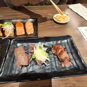 Waka Sakura - Wagyu sushi mix - Conveyor Belt Sushi Near Me - Irvine, California