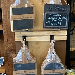 The Spice & Tea Exchange - Acacia & slate serving boards