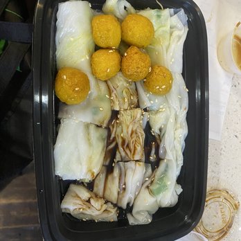 Joe's Steam Rice Roll - Curry Fish Ball Steam Rice Roll - Dim Sum Near Me - Flushing, New York Joe's Steam Rice Roll - Curry Fish Ball Steam Rice Roll - Dim Sum Near Me - Flushing, New York