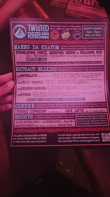 Menu photo 4 Twisted Roots Kava Brewery Hollywood, FL Menu photo 4 Twisted Roots Kava Brewery Hollywood, FL