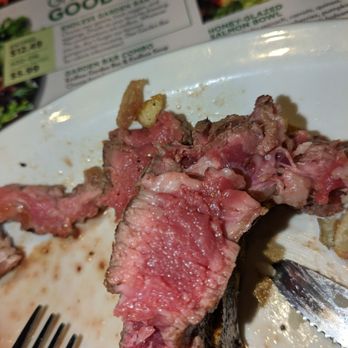 Ruby Tuesday - Undercooked steak from previous visit. Ordered medium. - Burgers Near Me - Pottsville, Pennsylvania Ruby Tuesday - Undercooked steak from previous visit. Ordered medium. - Burgers Near Me - Pottsville, Pennsylvania