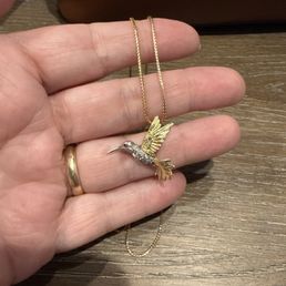 My gorgeous hummingbird from Happy Jewelers My gorgeous hummingbird from Happy Jewelers
