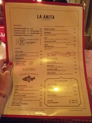 Menu photo 2 La Anita San Isidro, C