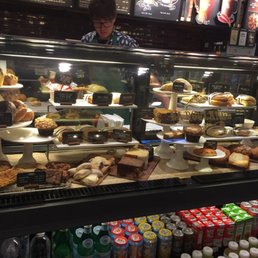 The well-stocked and delicious pastry bar. The well-stocked and delicious pastry bar.