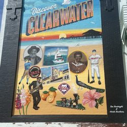 Clearwater Historical Society Museum and Cultural Center - Huge mural outside the museum