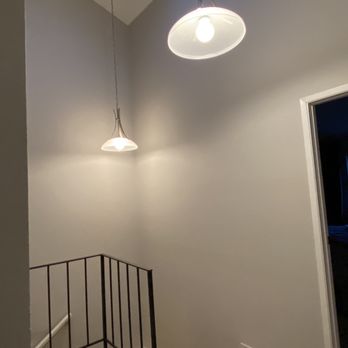 Rojas Painting - Second story hallway and stairs. They did a fantastic job cutting in at the ceiling. - Painters Near Me - Rohnert Park, California Rojas Painting - Second story hallway and stairs. They did a fantastic job cutting in at the ceiling. - Painters Near Me - Rohnert Park, California