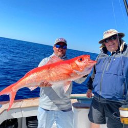 Captain Marty and longtime repeat client Mr. Cookie.
