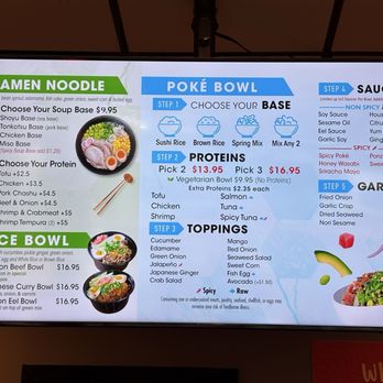 Domoishi - poke and ramen menu - Juice Bars & Smoothies Near Me - Reisterstown, Maryland Domoishi - poke and ramen menu - Juice Bars & Smoothies Near Me - Reisterstown, Maryland