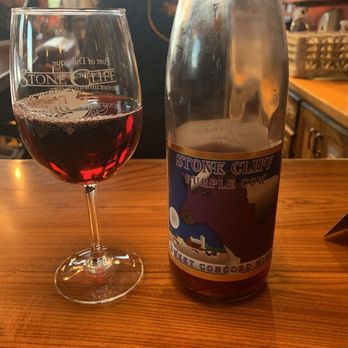 Stone Cliff Winery - Purple Cow wine, good if you like sweet - Wineries Near Me - Dubuque, Iowa Stone Cliff Winery - Purple Cow wine, good if you like sweet - Wineries Near Me - Dubuque, Iowa