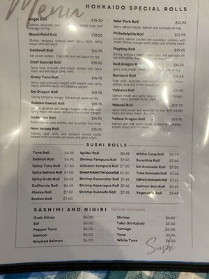 Menu photo 1 Hokkaido Noodle & Roll Caldwell, NJ Menu photo 1 Hokkaido Noodle & Roll Caldwell, NJ