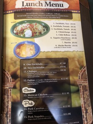 Menu photo 2 El Mirador 2 Yakima, WA