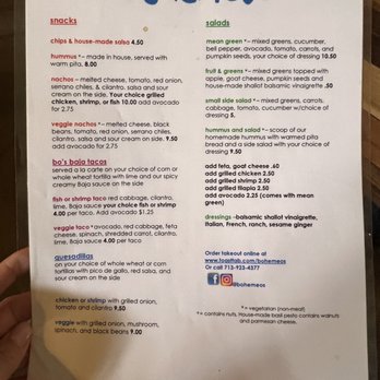 Bohemeo's - Menu - Coffee & Tea Near Me - Houston, Texas