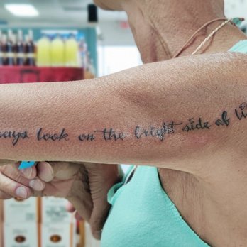Next Level Tattoo and Piercings - My first ever and maybe last body artwork! Thank you, Ben! - Piercing Near Me - Foley, Alabama Next Level Tattoo and Piercings - My first ever and maybe last body artwork! Thank you, Ben! - Piercing Near Me - Foley, Alabama