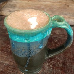 Karuna Foods - The hot chocolate with marshmallows looks good, but was gross. Simply tasted like sour coconut water. Not a hint of chocolate.