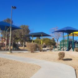 Hidden Palms Park - The playground in January 2025.