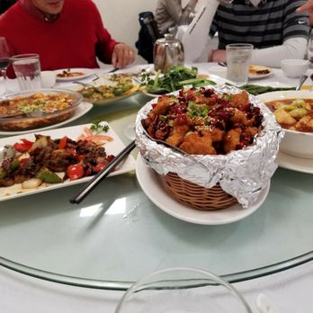 Royal Feast - Mapo tofu, Cumin lamb, Chongqing spicy chicken, poached fish fillet in chili oil, bokchoy, cucumber in sesame sauce. - Chinese Near Me - Millbrae, California Royal Feast - Mapo tofu, Cumin lamb, Chongqing spicy chicken, poached fish fillet in chili oil, bokchoy, cucumber in sesame sauce. - Chinese Near Me - Millbrae, California