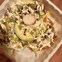 El Patron Cafe And Restaurant - Tostadas de Bistec (Steak tostadas)
