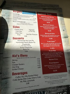 Menu photo 3 Zachry's Riverhouse Jekyll Island, GA Menu photo 3 Zachry's Riverhouse Jekyll Island, GA