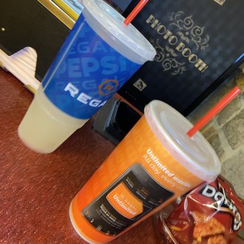 Regal Alamo Quarry - Large drink (left) medium drink (right) - Cinema Near Me - San Antonio, Texas Regal Alamo Quarry - Large drink (left) medium drink (right) - Cinema Near Me - San Antonio, Texas