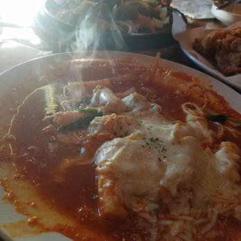 Dawa - Tteokbokki with cheese. Couldn't help myself and started eating it before getting a picture. Great order! Mind blowing cheese pull. - Korean Near Me - Lynnwood, Washington