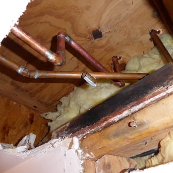Snell Plumbing, Heating & Air Conditioning - Mr. Snell fixed it so now the cold water pipe goes over the other pipe. he secured it with special brackets instead of using the other pipe. - Plumbing Near Me - Fulton, Maryland Snell Plumbing, Heating & Air Conditioning - Mr. Snell fixed it so now the cold water pipe goes over the other pipe. he secured it with special brackets instead of using the other pipe. - Plumbing Near Me - Fulton, Maryland