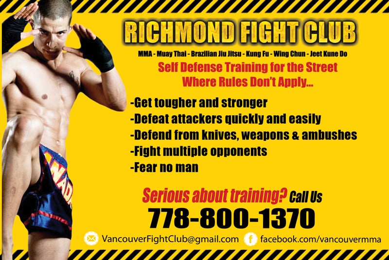 RICHMOND WING CHUN JEET KUNE DO JIU JITSU SELF DEFENSE TRAINING