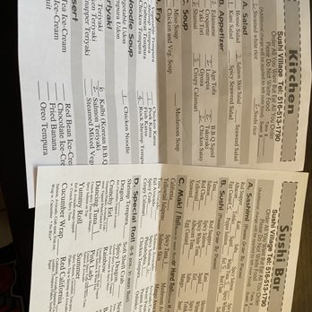 Sushi Village - Menu - Sushi Bars Near Me - Hicksville, New York Sushi Village - Menu - Sushi Bars Near Me - Hicksville, New York