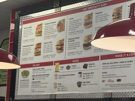 Menu photo 3 Firehouse Subs Los Angeles, CA