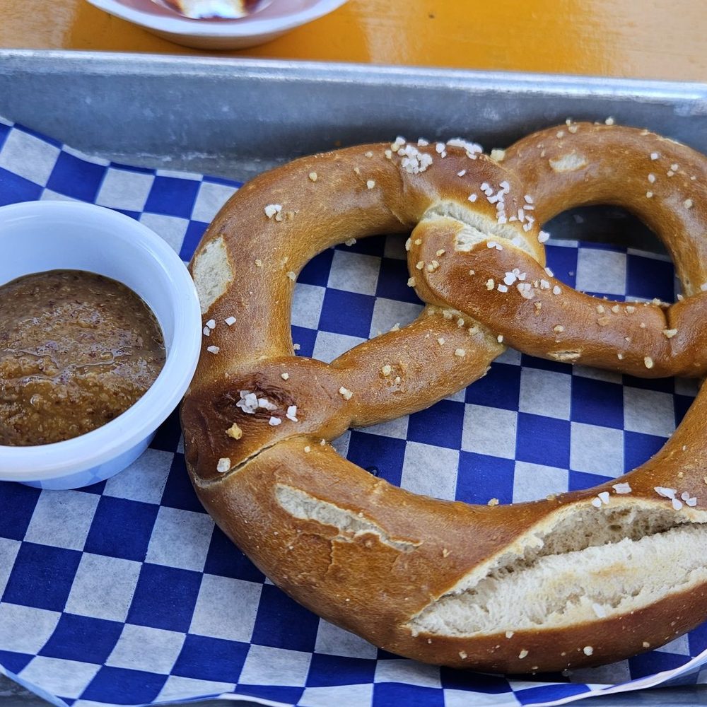 Soft Pretzel with sweet mustard