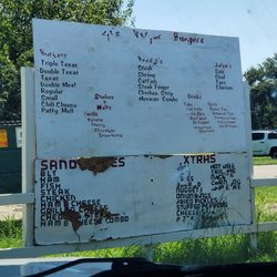 Bells Better Burgers - The menu could use a restoration lol and prices would've been cool!