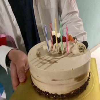 Bliss Bakery - Mocha cake and candles for b'day - Bakeries Near Me - Los Angeles, California Bliss Bakery - Mocha cake and candles for b'day - Bakeries Near Me - Los Angeles, California