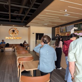 Phinology Coffee - Inside. Another row of seating to the left with a bench and outlets - Coffee & Tea Near Me - San Diego, California Phinology Coffee - Inside. Another row of seating to the left with a bench and outlets - Coffee & Tea Near Me - San Diego, California