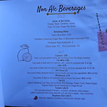 Truffle Pigs - Non-Alcoholic Beverages Menu - Canadian (New) Near Me - Field, British Columbia