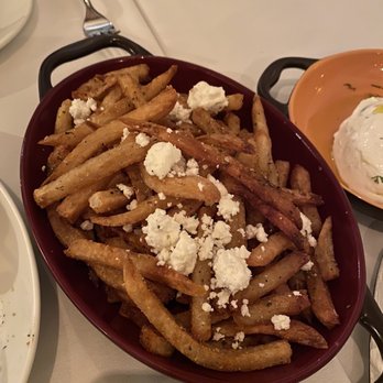 Avli River North - Greek fries - Pro tip: ask for side of tziki sauce with it - Greek Near Me - Chicago, Illinois Avli River North - Greek fries - Pro tip: ask for side of tziki sauce with it - Greek Near Me - Chicago, Illinois
