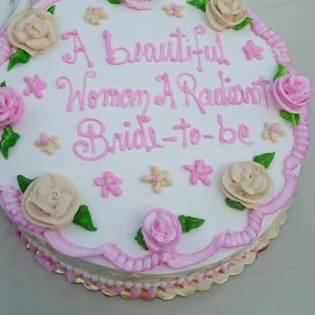 Mario's Bakery - Bridal shower cake it was delicious - Bakeries Near Me - Oceanside, New York