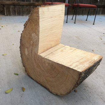 Pearloga Tree service - Tree stump rocking chair - Tree Services Near Me