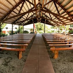 Lucy's Garden - The open greenhouse is romantic, rustic, and a beautiful addition to the many options for wedding events.
