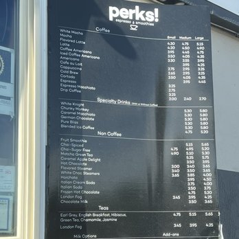 Perks - Coffee & Tea Near Me - Hurricane, Utah