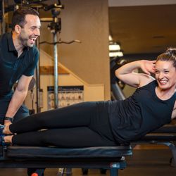 The Seattle Personal Trainer - Trainer Peter with client Angie.