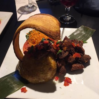 Rice and Beans - Trifongo with carne frita - Puerto Rican Near Me - Wesley Chapel, Florida Rice and Beans - Trifongo with carne frita - Puerto Rican Near Me - Wesley Chapel, Florida